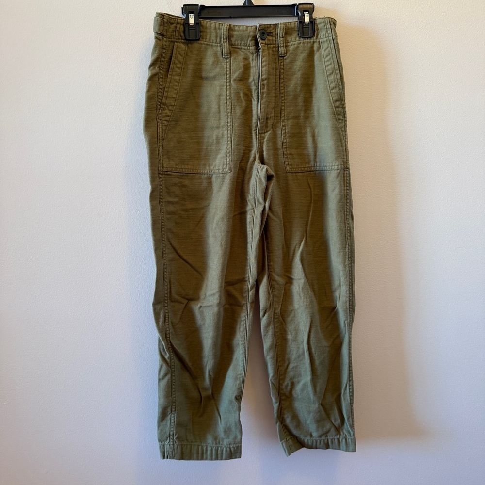 💚 Madewell Green Utility Pants – Size 24 💚